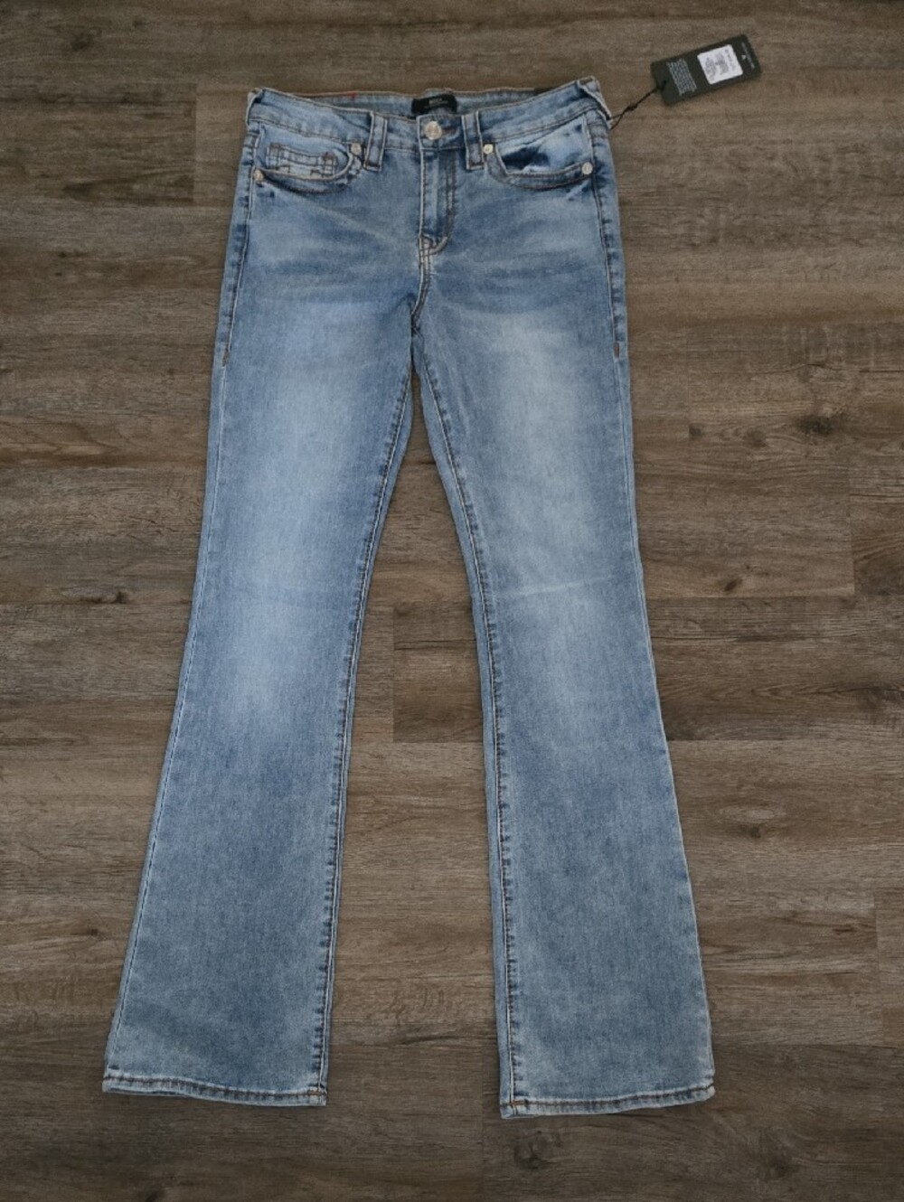 True Religion Light Blue Bootcut Jeans - Picture 5 of 11
